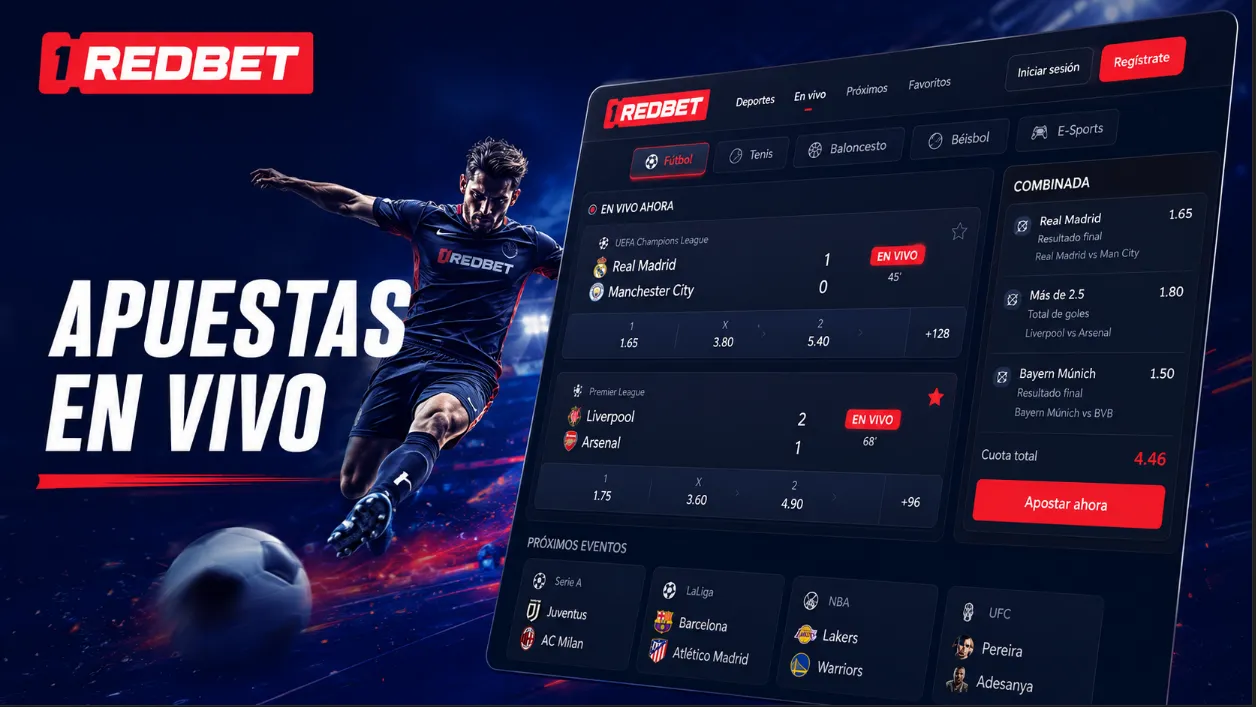 1RedBet apuestas para deportes eventos en vivo y combinadas