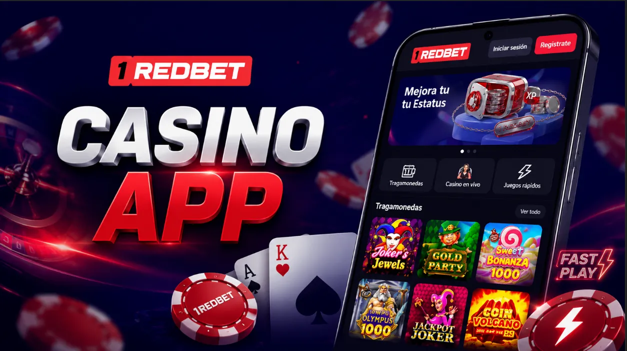 1RedBet casino app con tragamonedas juegos en vivo y formatos rápidos
